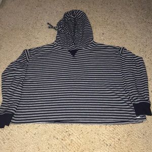 cropped holister hoodie